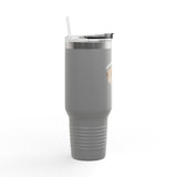 Insulated Travel Mug — "Competitive Rester" Flounder Design (40oz)