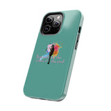 Tough Phone Case — "paint with all the colors of the wind" Flounder the Purrcasso Art