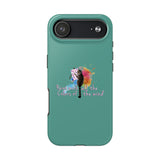Tough Phone Case — "paint with all the colors of the wind" Flounder the Purrcasso Art