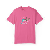 Mermaid Cat Purrmaid 'I Want to Be Where the People Are Not' Comfort Colors T-Shirt