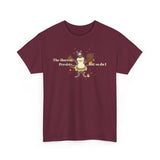 Unisex Heavy Cotton Tee - Bravery Tutu design featuring Flounder with Mouse Toy by her side