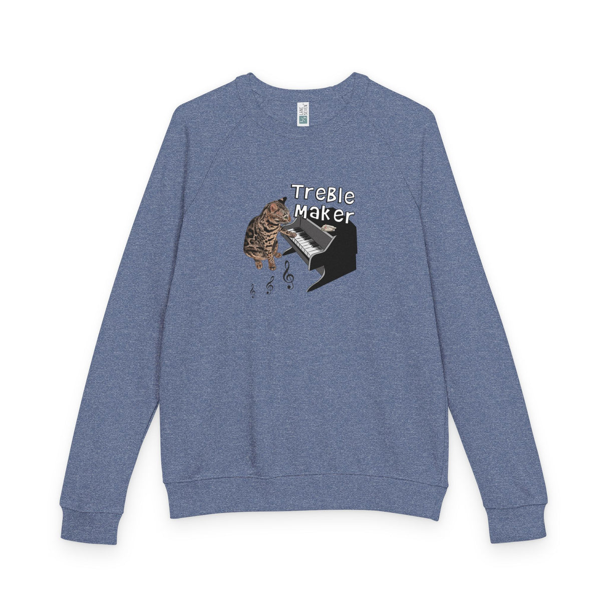 Raglan Sweatshirt Treble Maker Flounder the Purrmaid