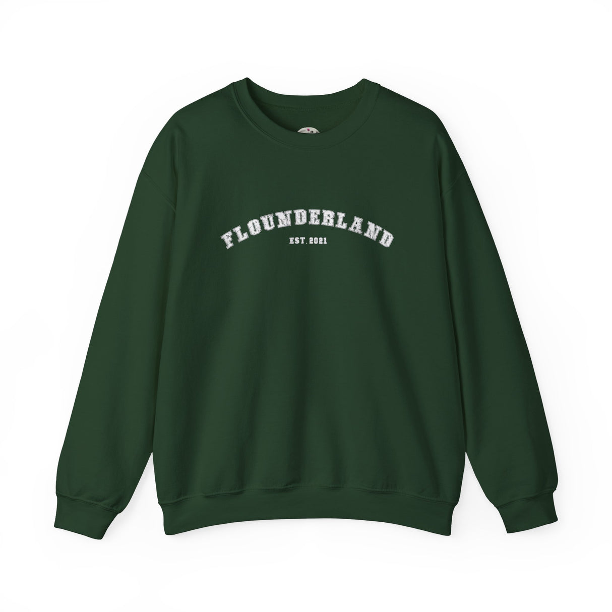 FlounderLand Collegiate Crewneck Sweatshirt — "EST. 2021"