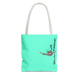Tote Bag - Purr-lunge Design featuring Flounder the Purrmaid