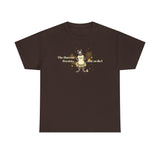 Unisex Heavy Cotton Tee - Bravery Tutu design featuring Flounder with Mouse Toy by her side