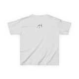 Kids Tee - Treble Maker Design Hand Drawn by Flounder's Mom, Nina Featuring Flounder the Purrmaid Playing Piano for Mouse Toy