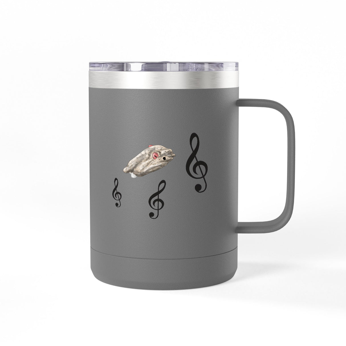 Coffee Mug Tumbler - Treble Maker Design Hand Drawn by Flounder's Mom, Nina