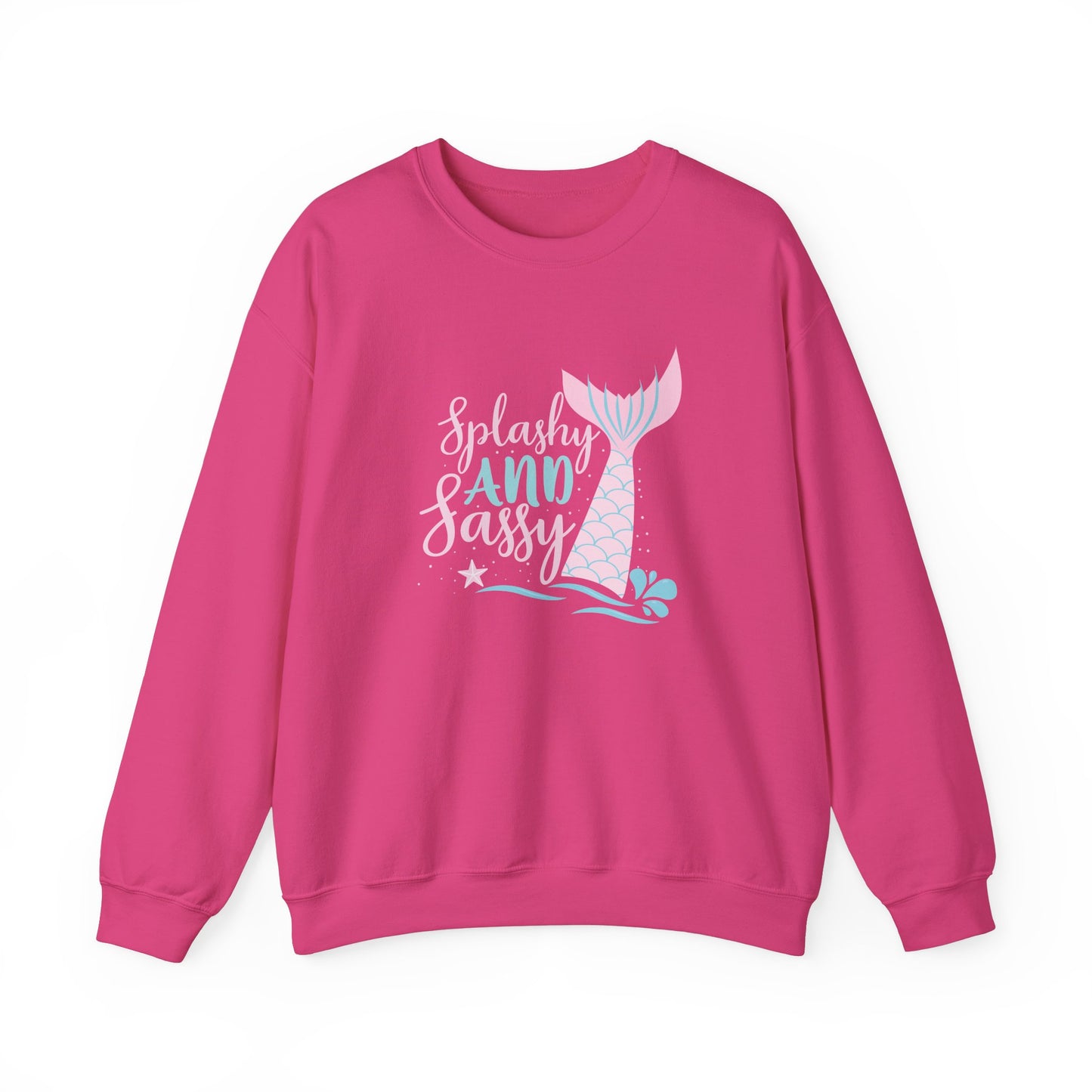 Mermaid Sweatshirt - Splashy and Sassy Unisex Crewneck