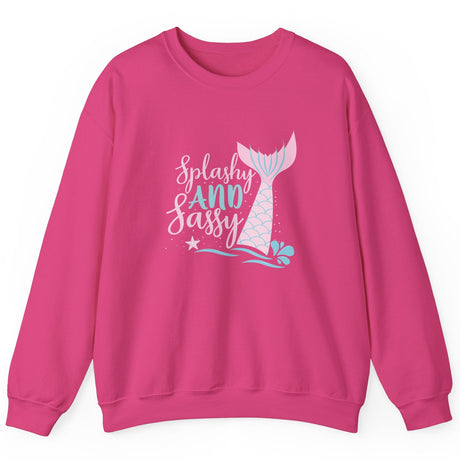 Mermaid Sweatshirt - Splashy and Sassy Unisex Crewneck