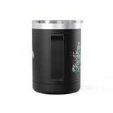 Coffee Mug Tumbler - Christmas Tree Hugger Design