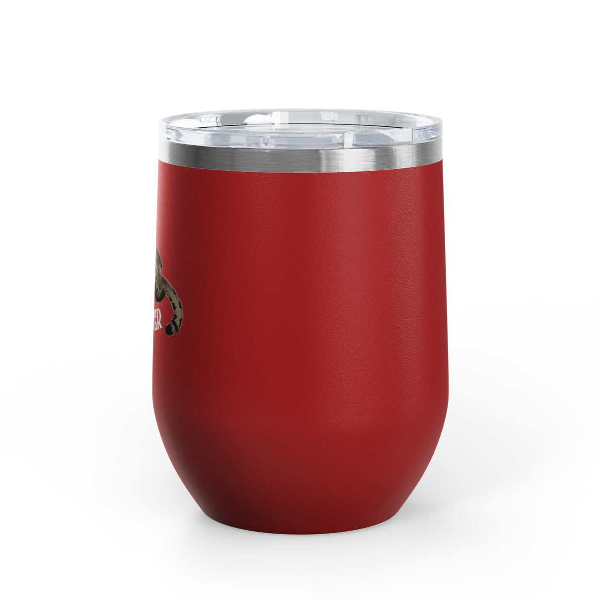 Wine Tumbler — "Competitive Rester" Flounder Design (12 oz)