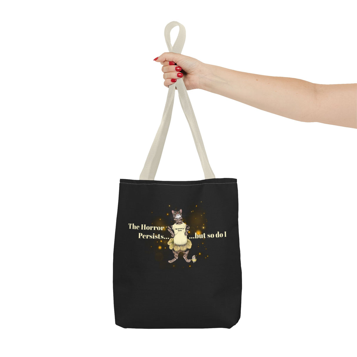 Tote Bag - Bravery Tutu Design with Flounder the Purrmaid and Mouse Toy