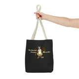 Tote Bag - Bravery Tutu Design with Flounder the Purrmaid and Mouse Toy