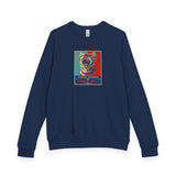 Vote Fish 2028 Raglan Crewneck — Funny 'Equal Rights for Mouse Toys' Flounder Design