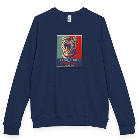 Vote Fish 2028 raglan crewneck - Navy
