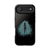 Fish at Heart Flounder Purrmaid Phone Case — Hand-Drawn Nautical Cat Design