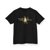 Kids Heavy Cotton™ Tee - Bravery Tutu design featuring Flounder with Mouse Toy by her side