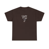 Light it Up Unisex Tee - Mouse Toy Menorah Design