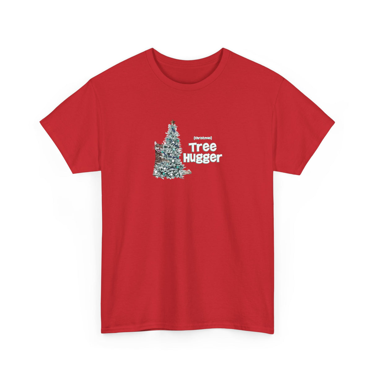 Christmas Tree Hugger Tee