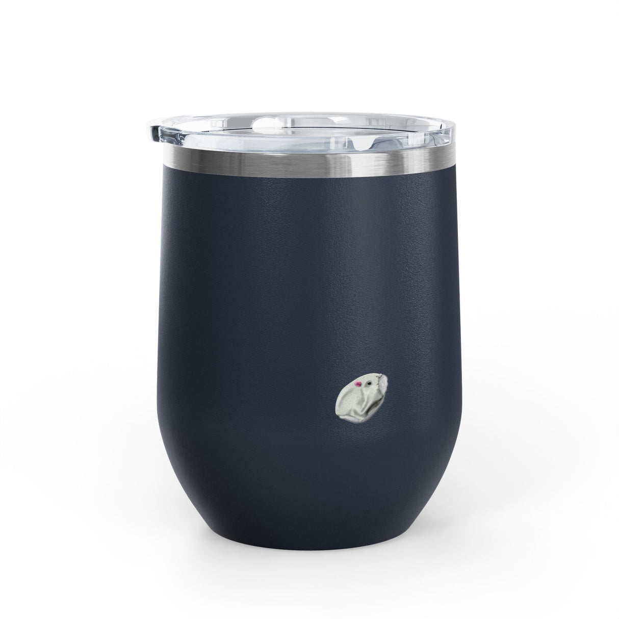 Wine Tumbler — "Competitive Rester" Flounder Design (12 oz)