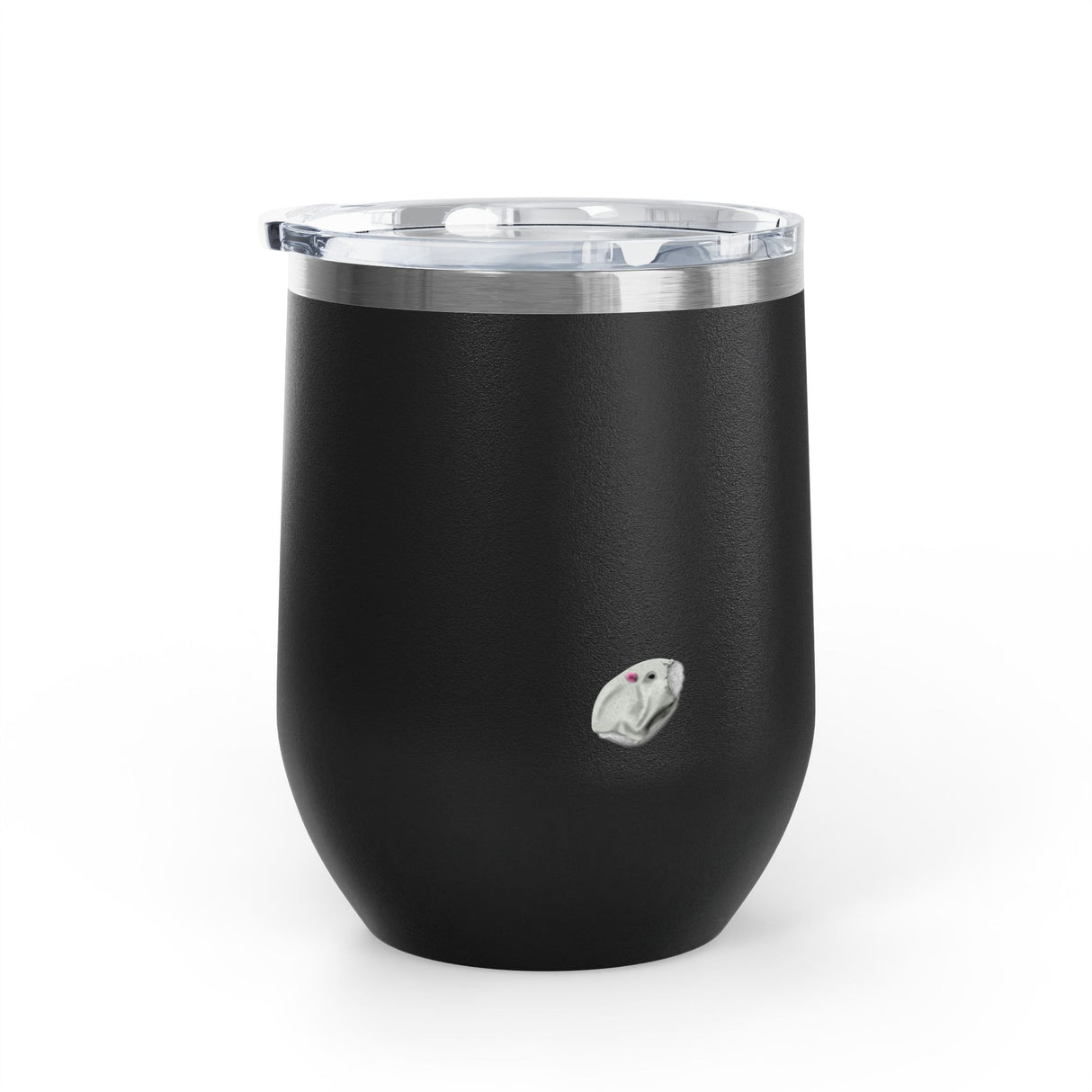 Wine Tumbler — "Competitive Rester" Flounder Design (12 oz)