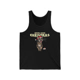 Flounder Cat “Bring Back Christmas” Unisex Jersey Tank – Festive Comfort