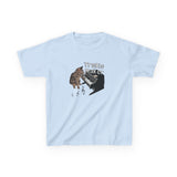 Kids Tee - Treble Maker Design Hand Drawn by Flounder's Mom, Nina Featuring Flounder the Purrmaid Playing Piano for Mouse Toy