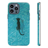 Phone Cases Purrmaid Painting featuring Flounder