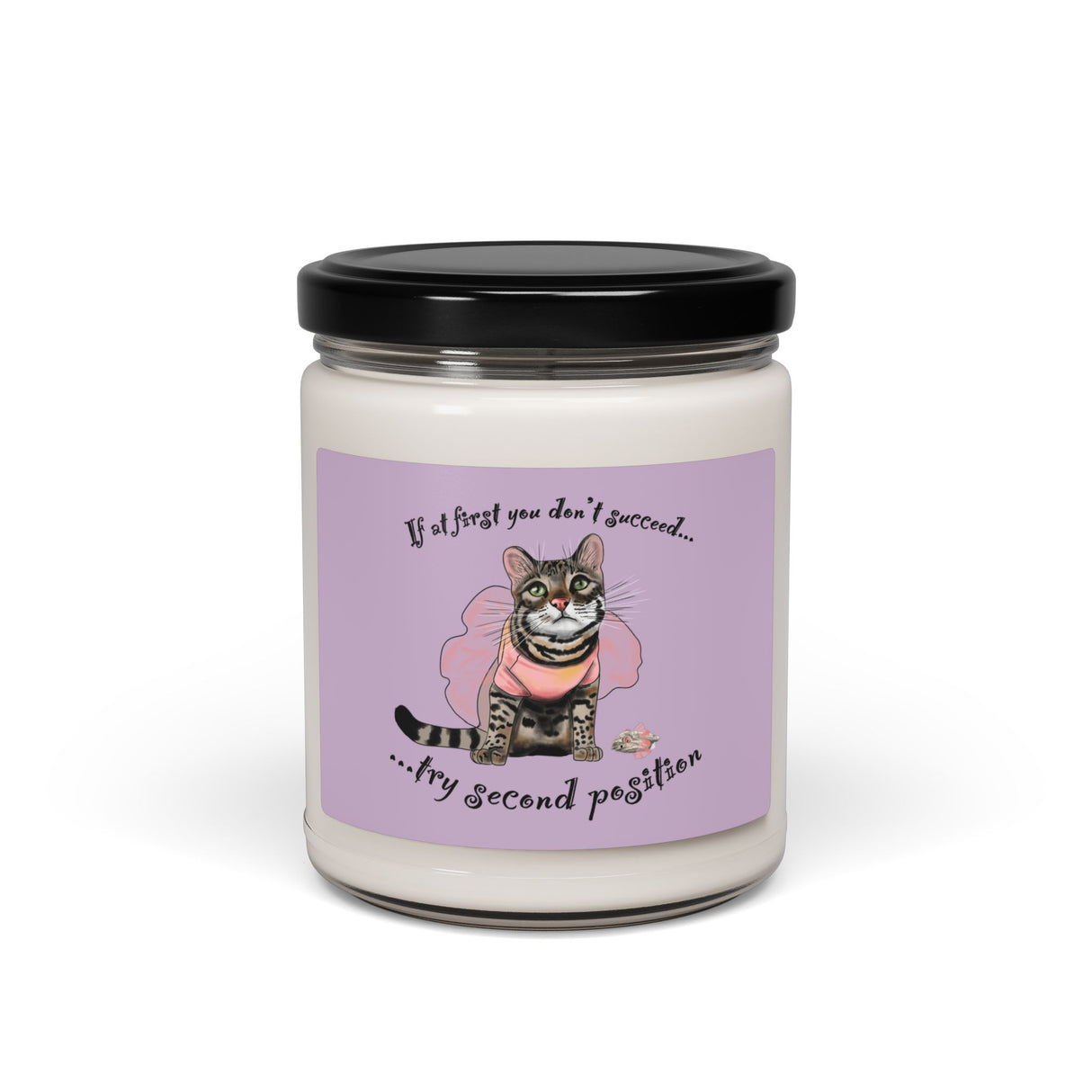 Soy Candle - Flounder and Mouse Toy Ballet Tutu Design by Nina