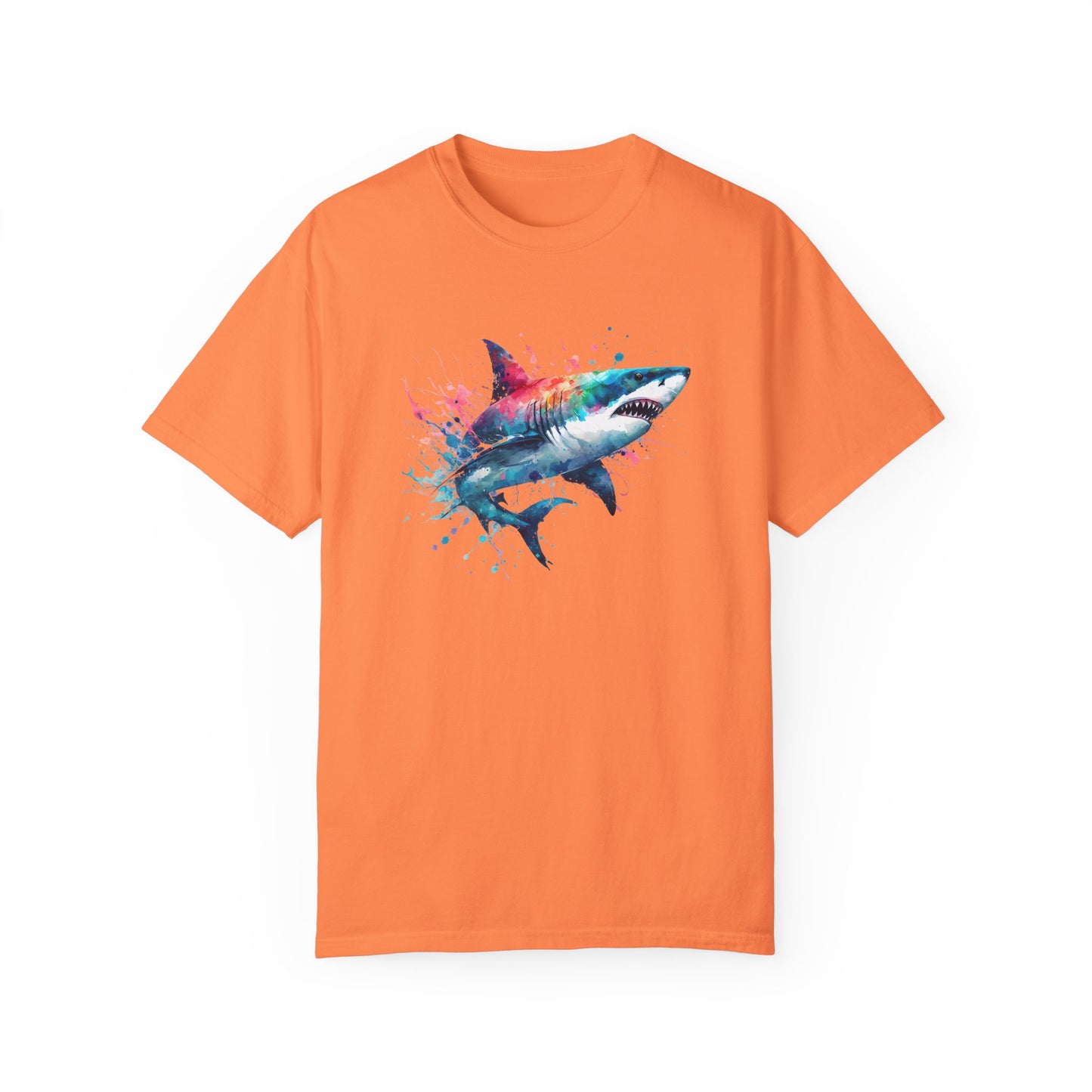 Colorful Great White Shark Unisex T-Shirt