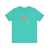 Adult Tribal Dolphin Tee - Bella+Canvas Shirt