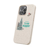 Phone Case with Christmas Tree Hugger Design