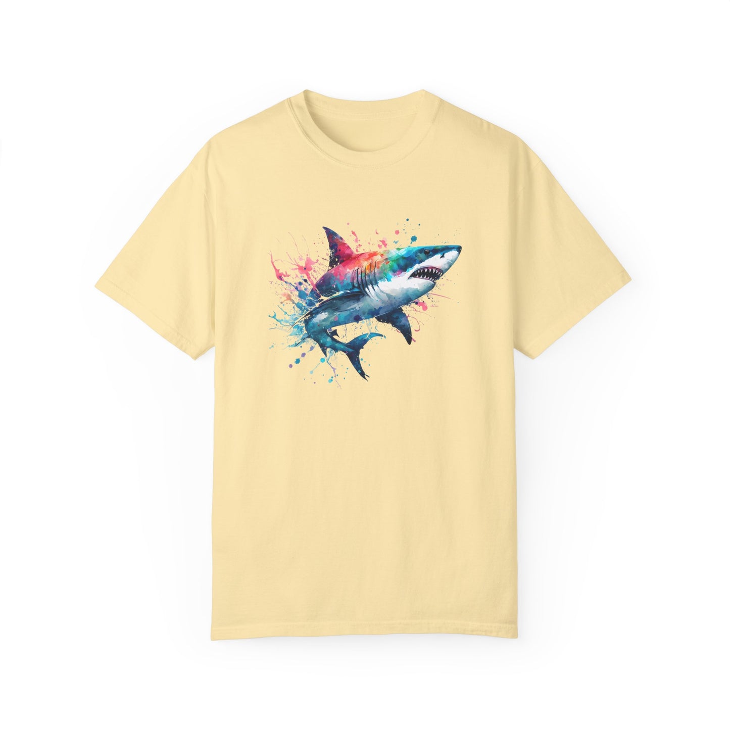 Colorful Great White Shark Unisex T-Shirt