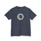 Kids Tee — "Salty Paws Club" Purrmaid Flounder & Life‑Vest Mouse Toy