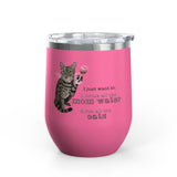 Flounder the Talking Cat Wine Tumbler – "I just want to drink all the mom water" 12oz
