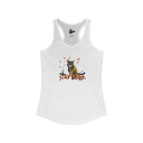 Stay Weird Flocahontas & Mouse Toy Racerback Tank