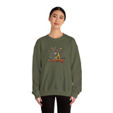 Stay Weird Sweatshirt — Hand-Drawn Flounder & Mouse Toy Hug Crewneck
