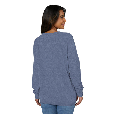 Stay Weird Flocahontas Crewneck — Hand-Drawn Graphic Raglan Sweatshirt