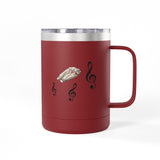 Coffee Mug Tumbler - Treble Maker Design Hand Drawn by Flounder's Mom, Nina