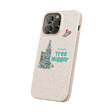 Phone Case with Christmas Tree Hugger Design