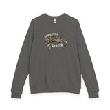 Competitive Rester Raglan Crewneck — Flounder 'Trying to Rest' Graphic