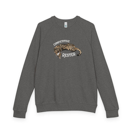 Competitive Rester Flounder raglan crewneck - Charcoal Heather
