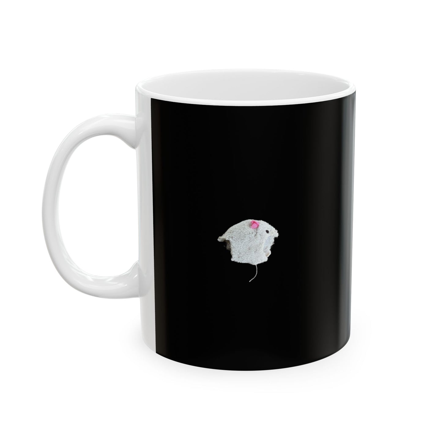 Mug - I stand with Mouse Toy featuring Mouse Toy, Flounder's bestie