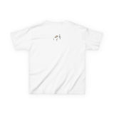 Kids Tee - Treble Maker Design Hand Drawn by Flounder's Mom, Nina Featuring Flounder the Purrmaid Playing Piano for Mouse Toy