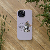 Flounder Cat - My Cat Loves Me Biodegradable Phone Case – Eco-Friendly Protection