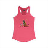 Stay Weird Flocahontas & Mouse Toy Racerback Tank