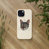 Flounder Cat UGH Biodegradable Phone Case – Eco-Friendly Protection with Personality