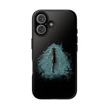 Fish at Heart Flounder Purrmaid Phone Case — Hand-Drawn Nautical Cat Design