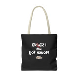Mouse Toy Tote Bag - Hand Drawn Design by Nina
