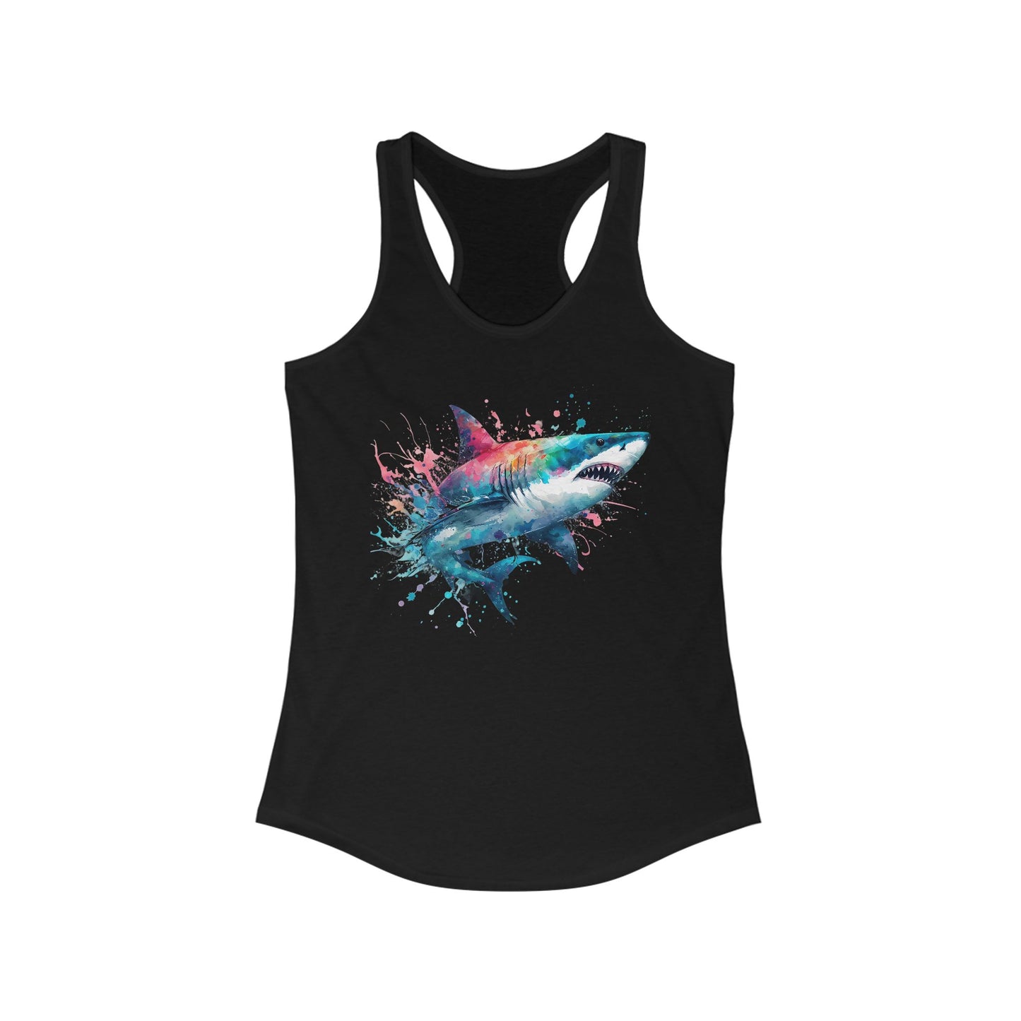 Shark Women’s Racerback Tank – Lightweight, Stylish & Bold